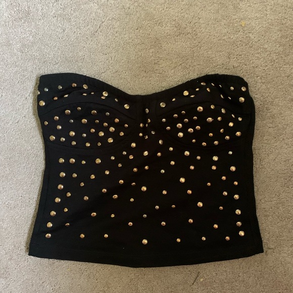 REVOLVE By the Way. strapless studded crop top - Picture 2 of 2